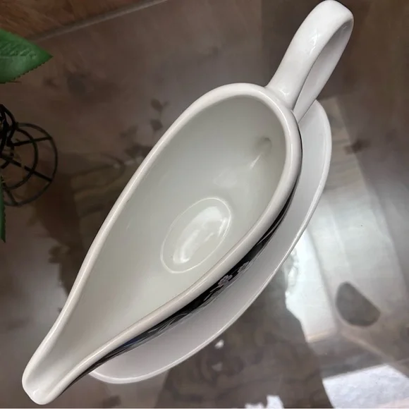 Vintage McCrory Gravy Boat & Underplate - Picture 6 of 11